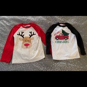 Toddler boys Christmas shirt bundle ⭐️